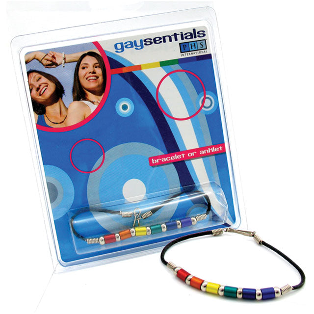 Gaysentials Rainbow Aluminum Tube Bracelet (8 Inches)-0