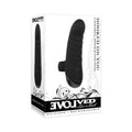 Evolved Hooked On You Rechargeable Silicone Finger Vibrator Black-0