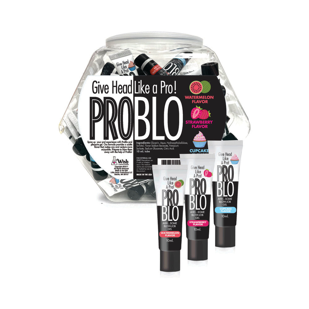 Problo 10 ml Tubes Cupcake Strawberry and Watermelon 66-Piece Fishbowl-0